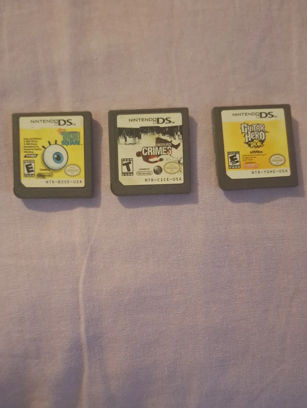 Nintendo DS Game Lot Bundle - 10 games Guitar Hero, Bolt, Transformers (Tested)
